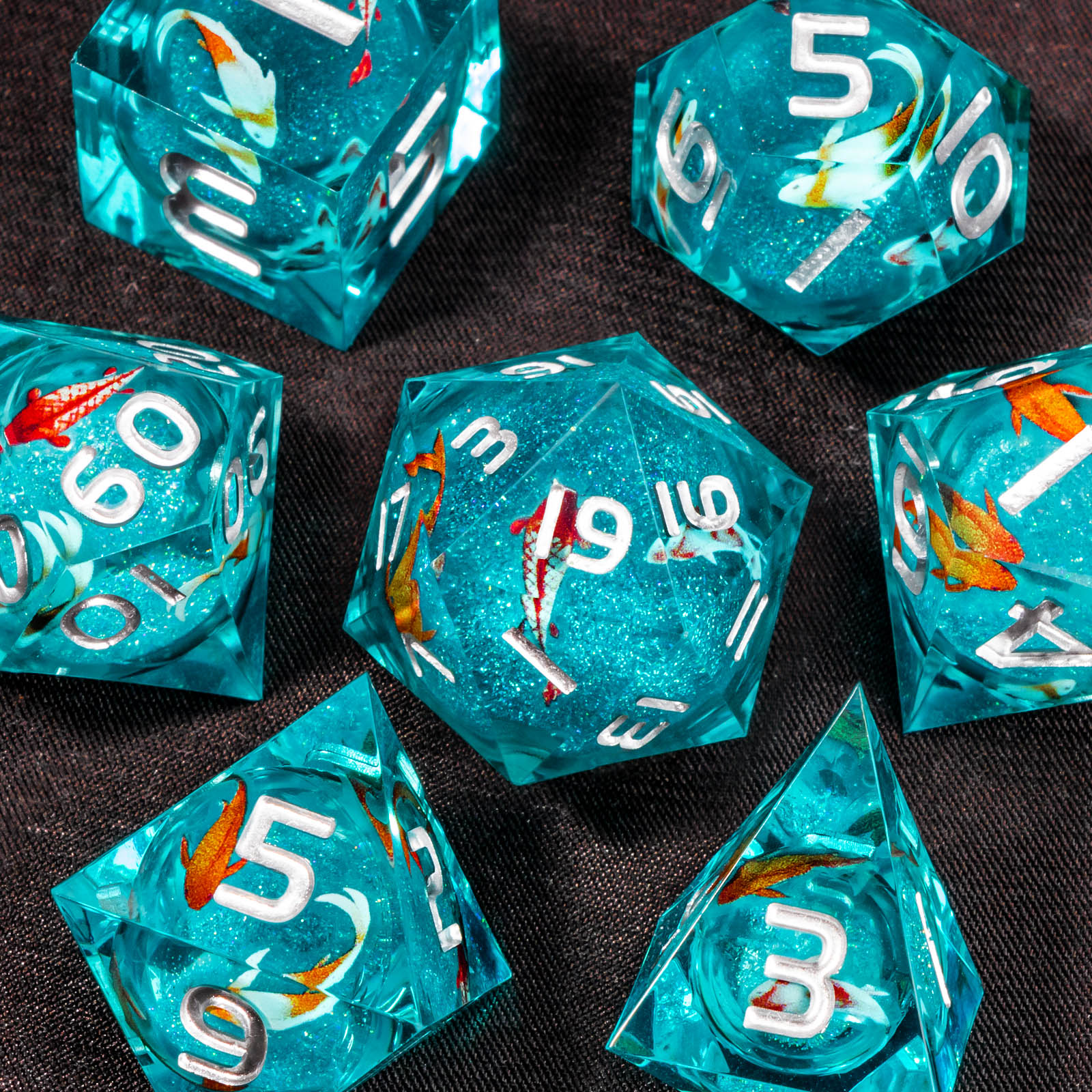 Board Game Dungeons And Dragons - DND Dice Set D&D, Liquid Core