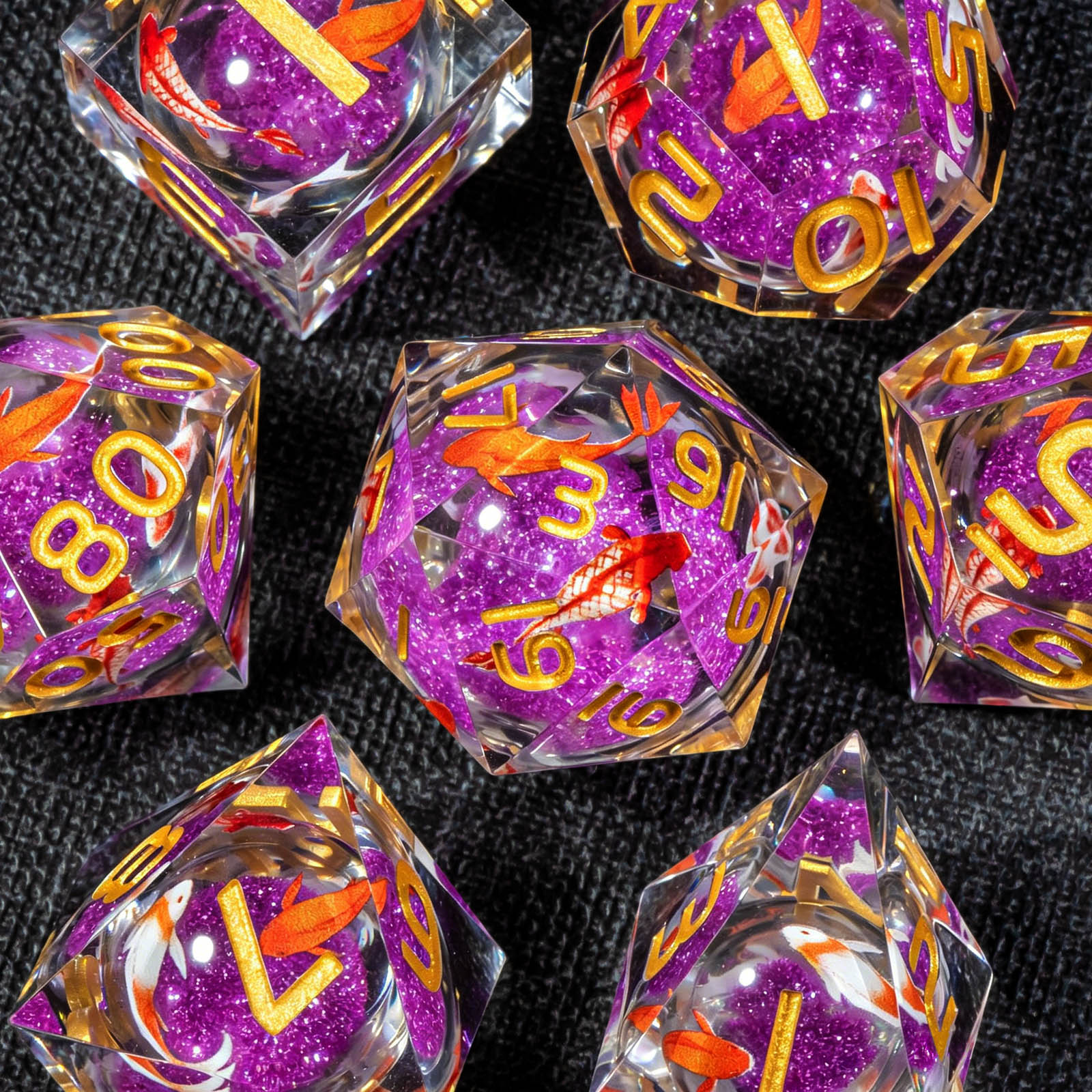Board Game Dungeons And Dragons - DND Dice Set D&D, Liquid Core