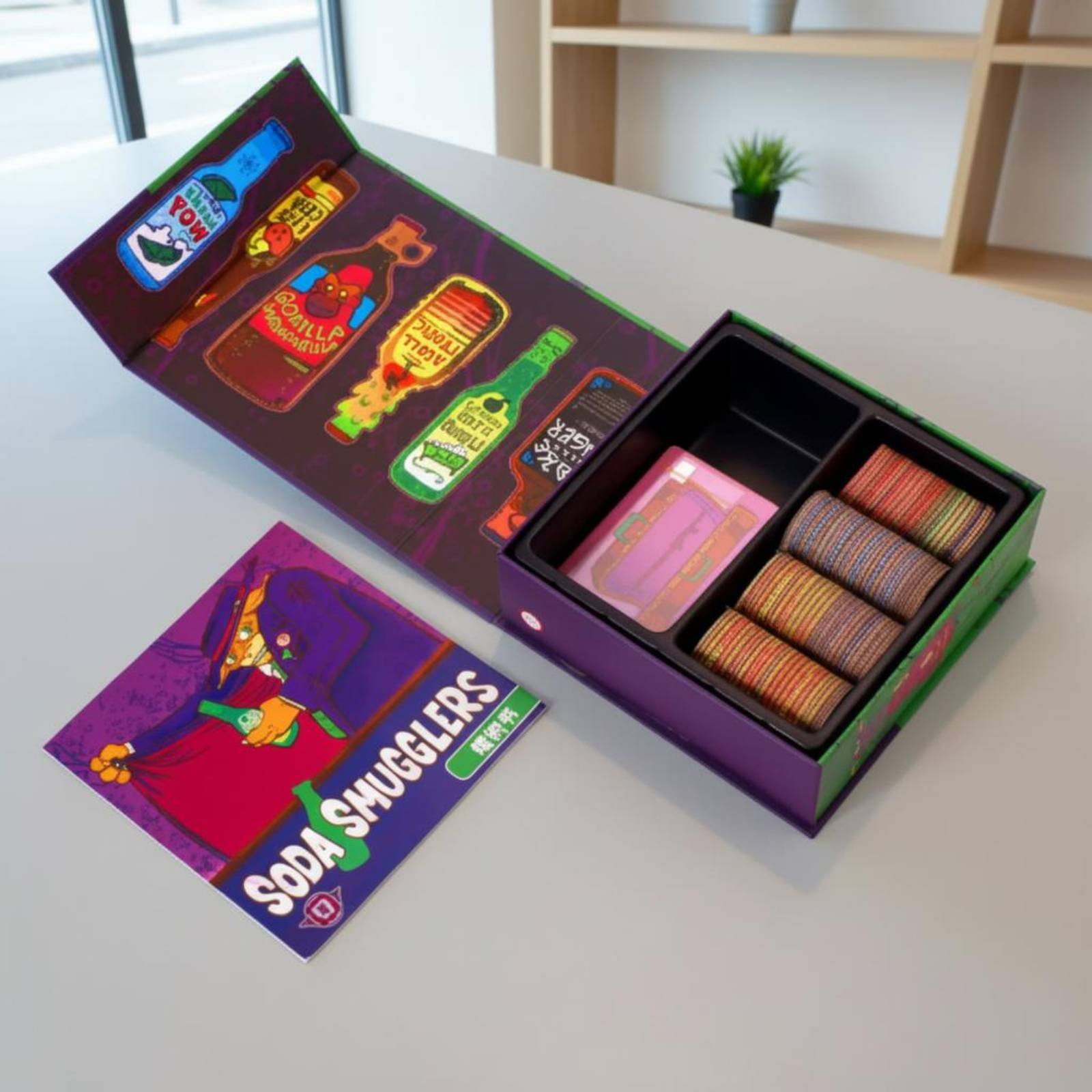 Board Game Family - Beverage Smugglers Card Game Strategic Gameplay