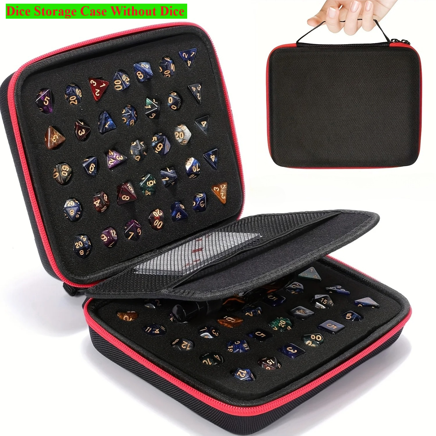Board Game Dungeons And Dragons - New Portable EVA70-hole Dice Bag with