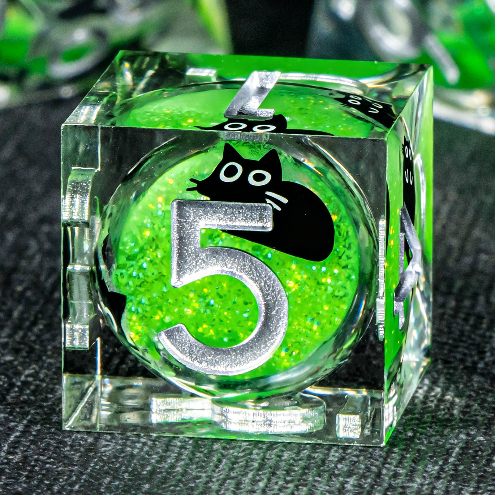 Cat Liquid Core DND Dice Set,  - Board Game Dungeons And Dragons avaliação e preço