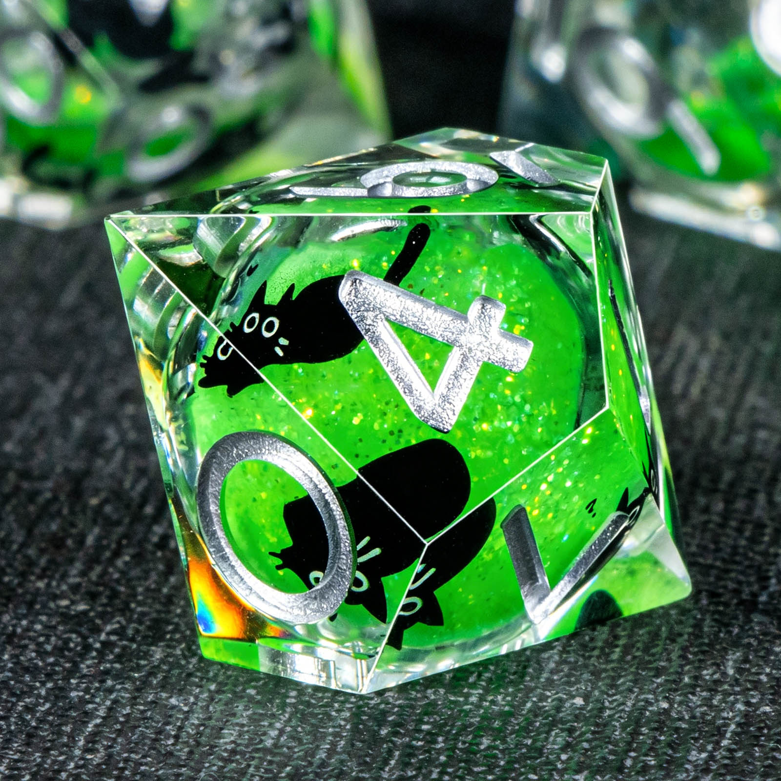 Cat Liquid Core DND Dice Set,  - Board Game Dungeons And Dragons avaliação e preço