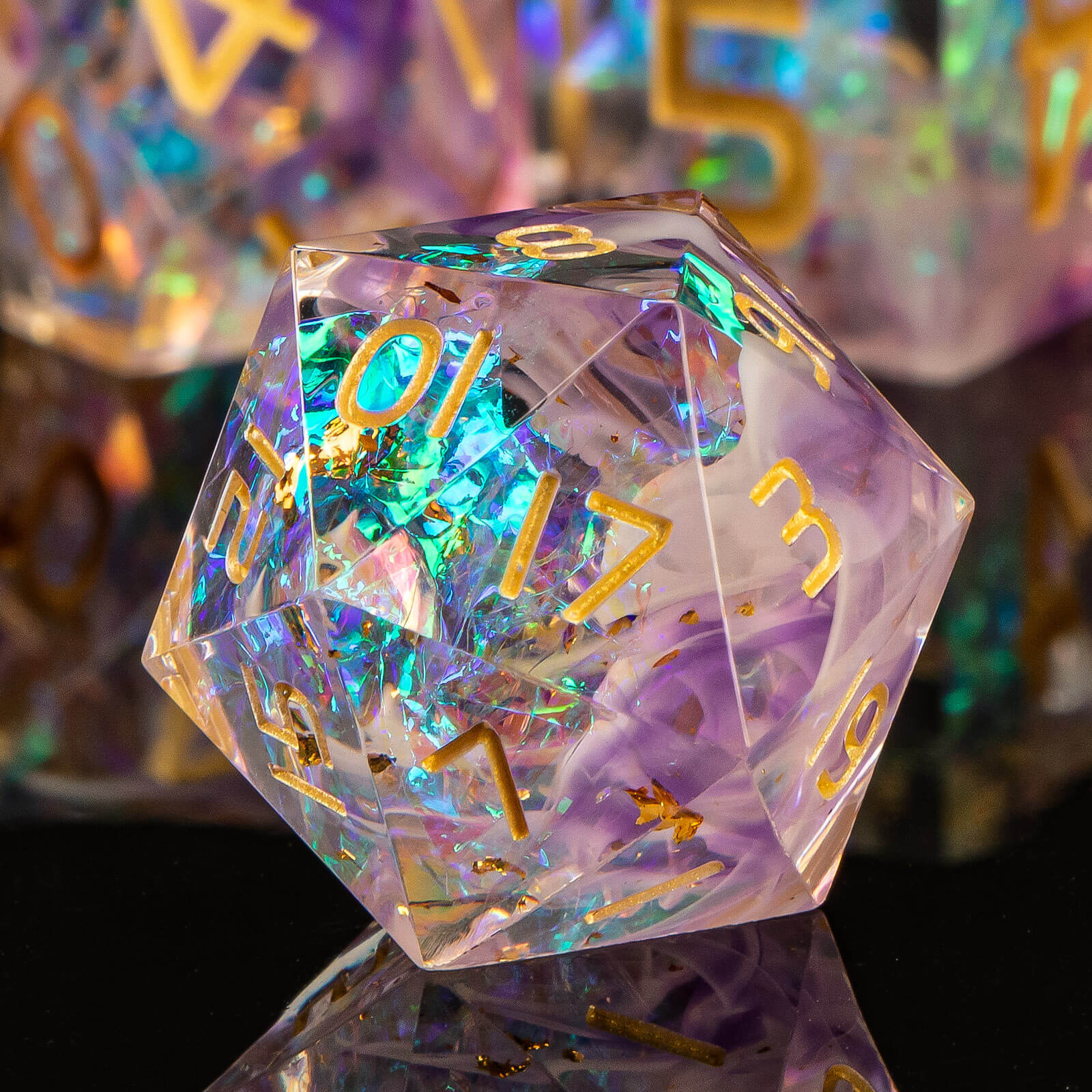 Resin Sharp Edged DND Dice, Ha - Board Game Dungeons And Dragons avaliação e preço