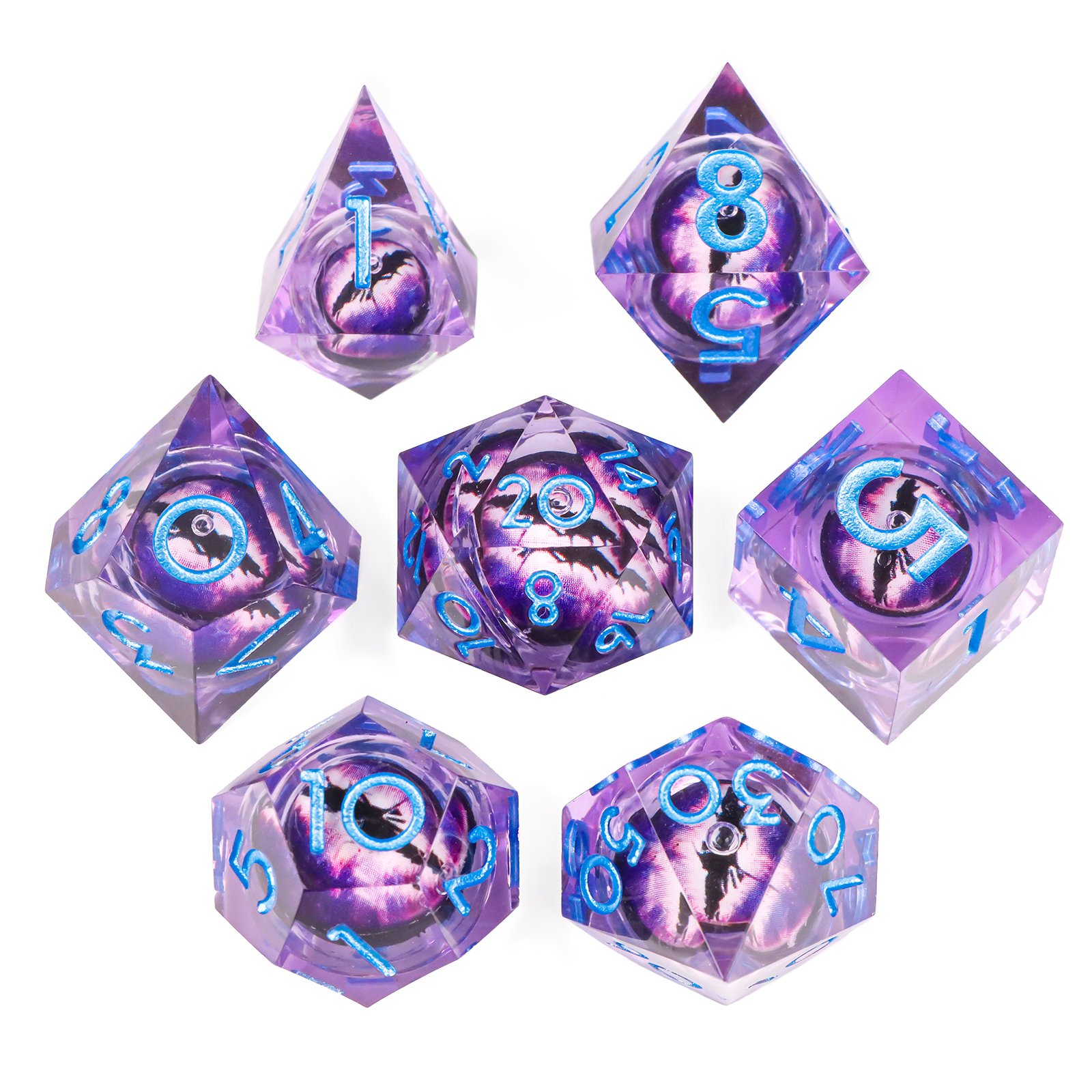 Dragon Eye Dice Set Liquid cor - Board Game Dungeons And Dragons avaliação e preço