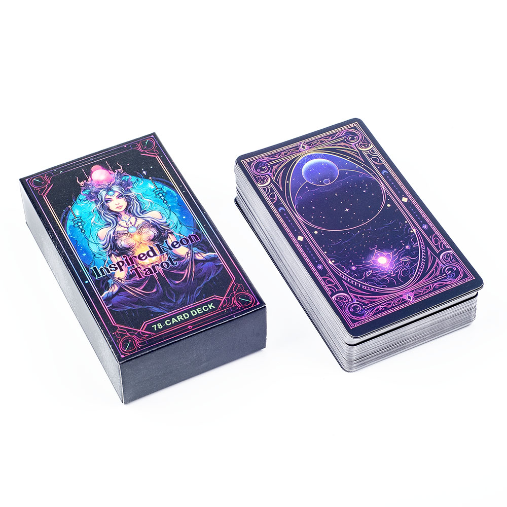 nspired Neon Tarot A 78-Card D - Board Game Uno avaliação e preço