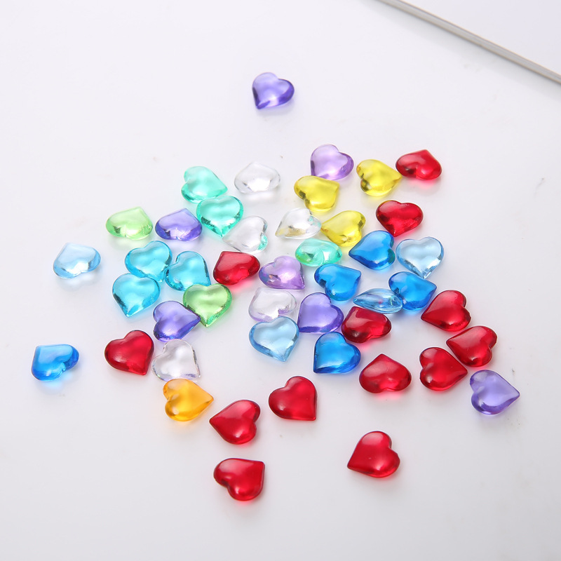 100PCS 10*4mm Heart Shape Acry - Board Game Hegemony avaliação e preço