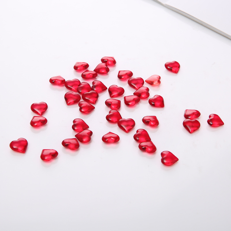 100PCS 10*4mm Heart Shape Acry - Board Game Hegemony avaliação e preço