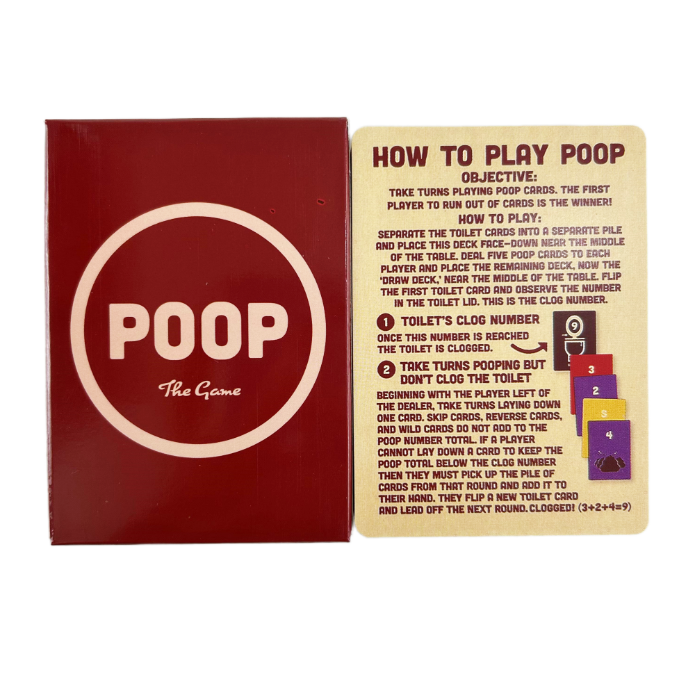 1 PC Poop The Game Cards Board - Board Game Night avaliação e preço