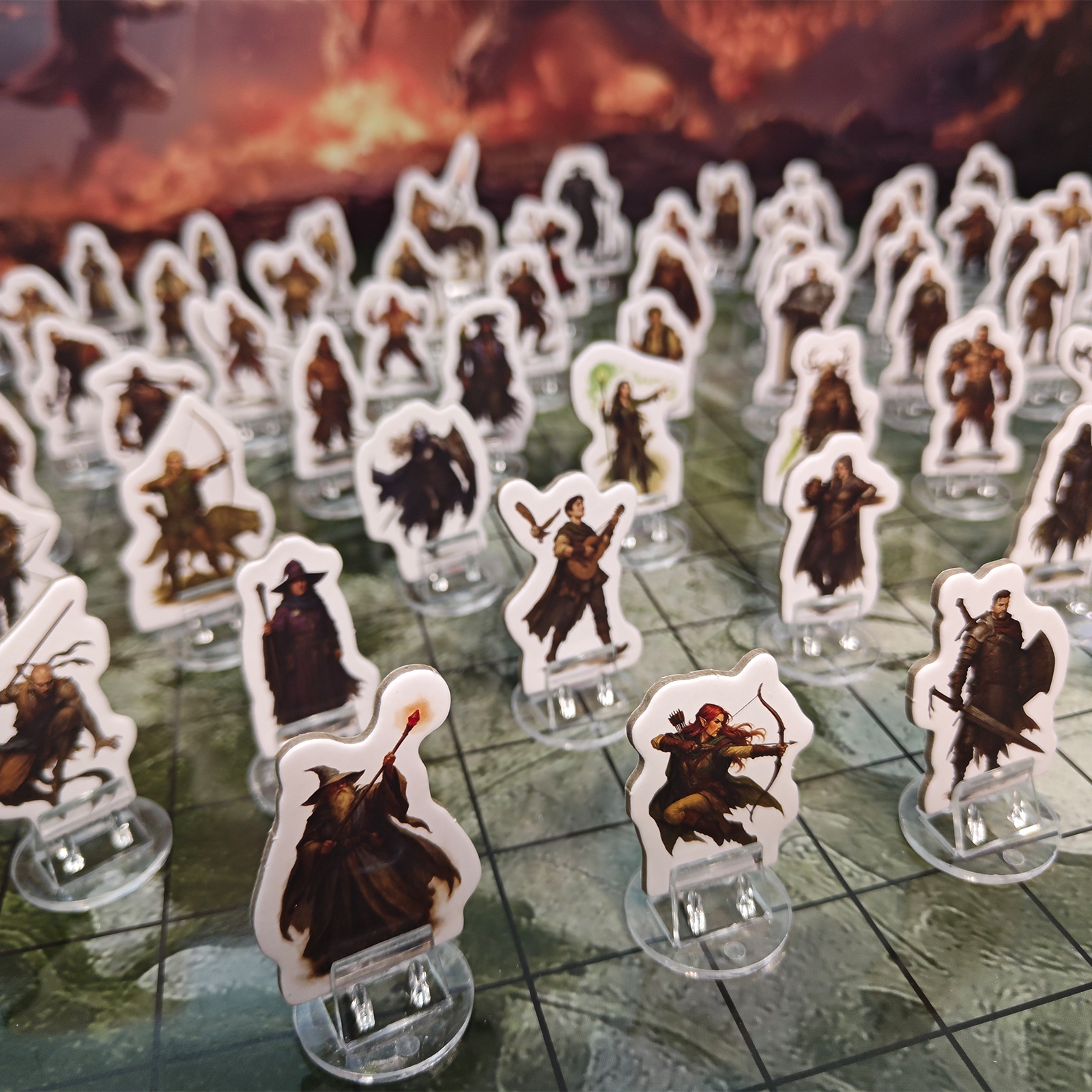 2D Tabletop RPG Board Game Min - Board Game Dungeons And Dragons avaliação e preço