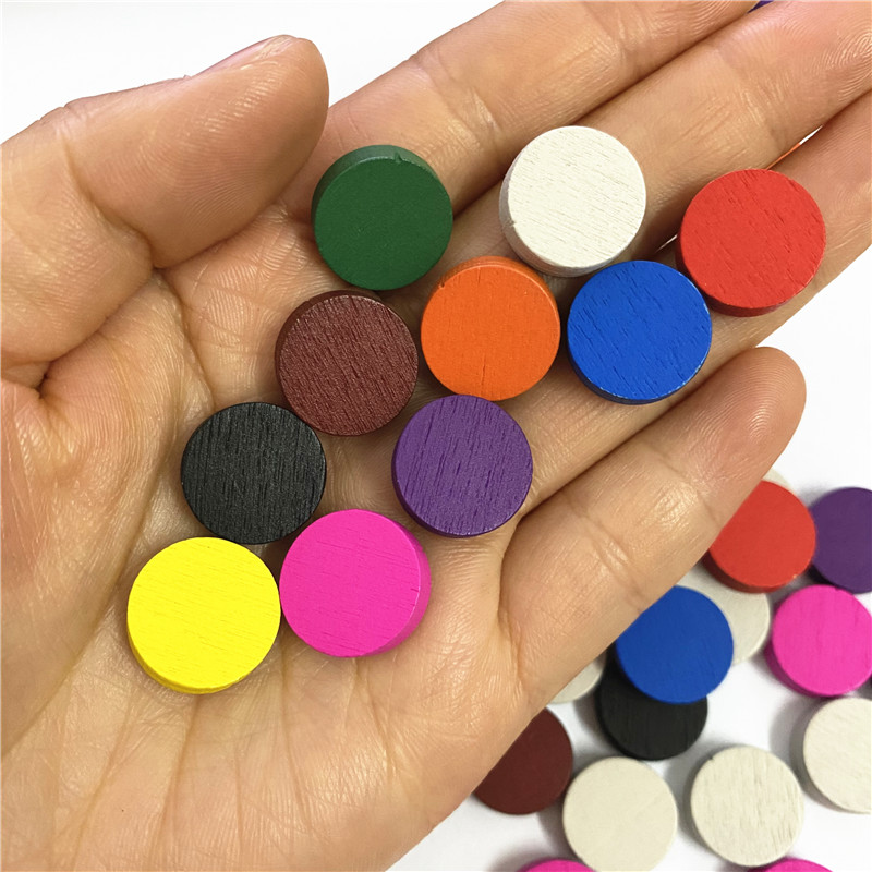 50pieces 15*5MM 11 Colors Wood - Board Game Dixit avaliação e preço
