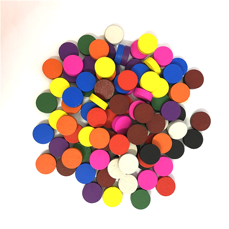 50pieces 15*5MM 11 Colors Wood - Board Game Dixit avaliação e preço
