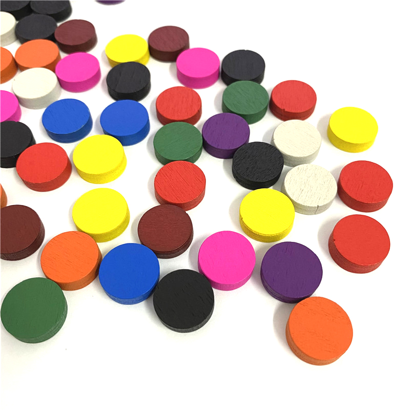 50pieces 15*5MM 11 Colors Wood - Board Game Dixit avaliação e preço