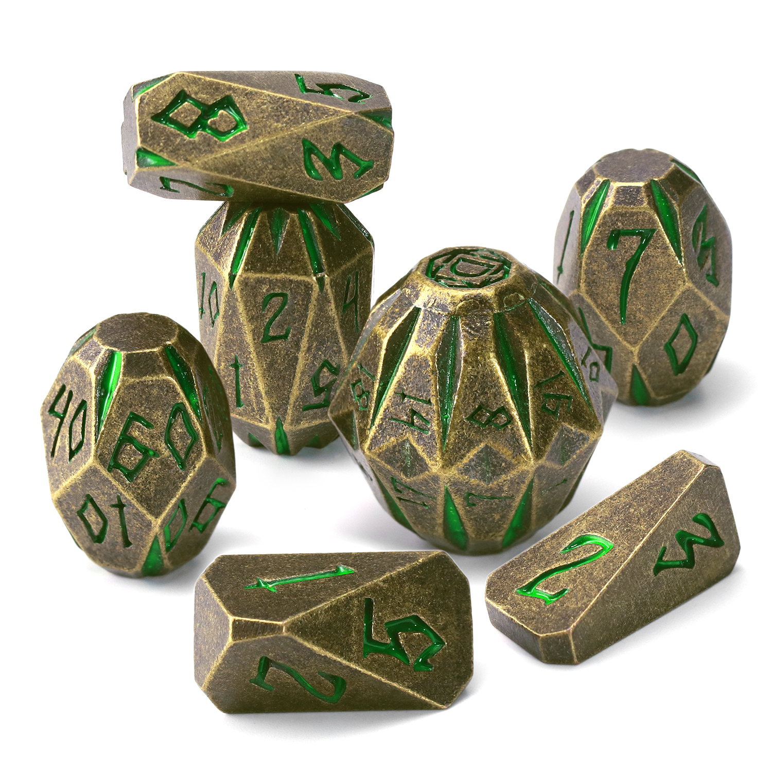 DND Metal Dice Set, ZHOORQI 7  - Board Game Dungeons And Dragons avaliação e preço