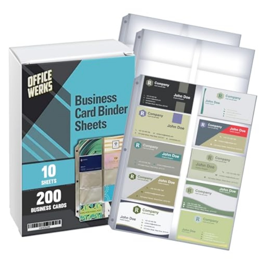 Business Card Sleeves for 3 Ri - Card Sleeves Protector avaliação e preço