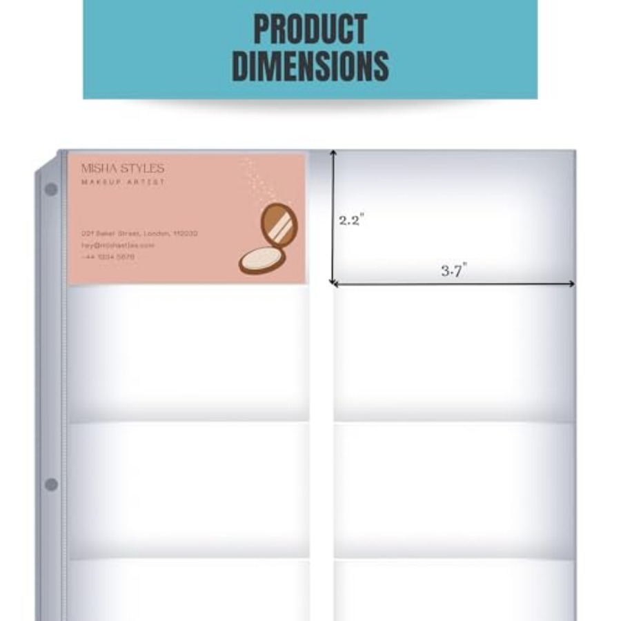 Business Card Sleeves for 3 Ri - Card Sleeves Protector avaliação e preço