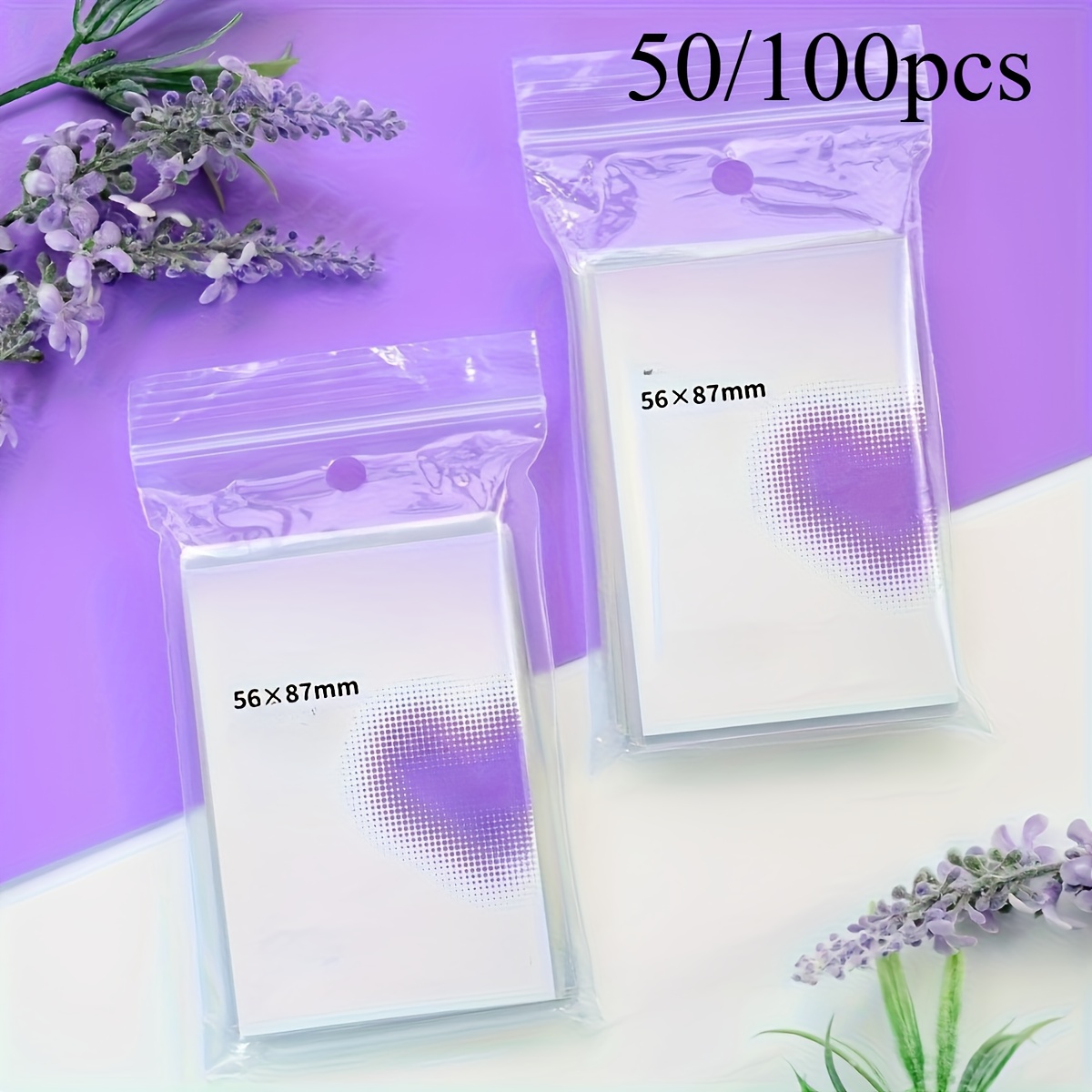 50/100pcs high-definition card - Card Sleeves Protector avaliação e preço