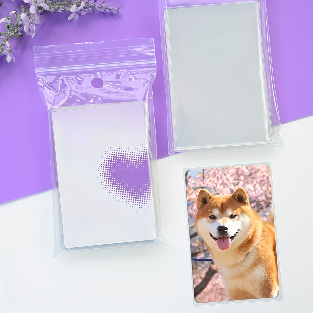 50/100pcs high-definition card - Card Sleeves Protector avaliação e preço