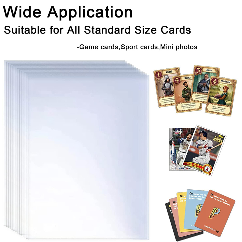200 Pcs Transparent Playing Ca - Board Game Quest avaliação e preço
