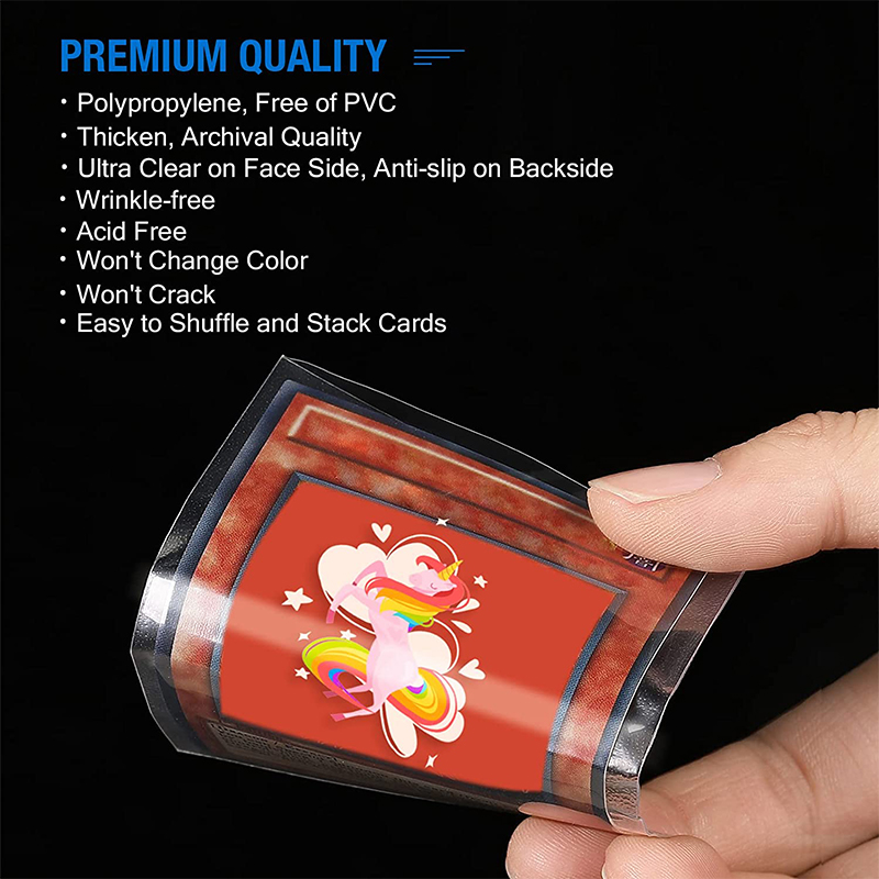 200 Pcs Transparent Playing Ca - Board Game Quest avaliação e preço