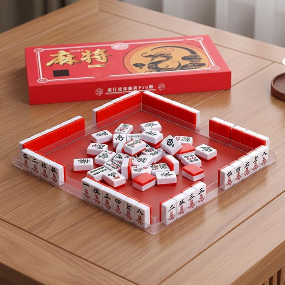 Portable Travel Mini Mahjong S - Board Game Family avaliação e preço