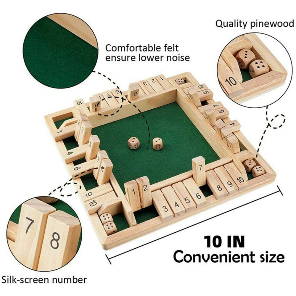 Shut The Box Dice Board Game W - Board Game Dixit avaliação e preço