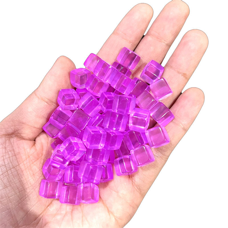 100pcs/set 8mm Clear Cube Dice - Board Game Hegemony avaliação e preço
