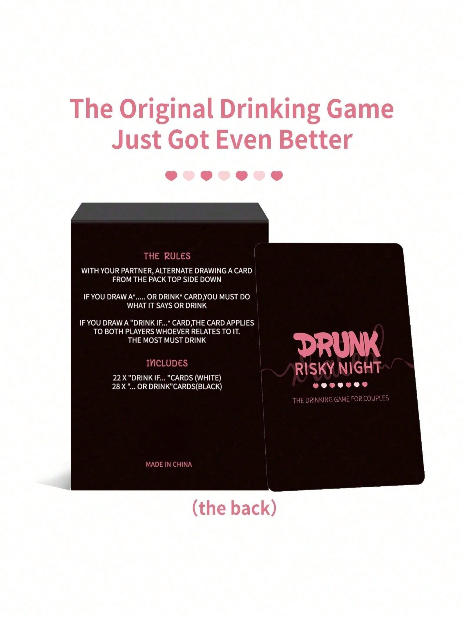 Drunk Risky Night Card Game, H - Board Game Night avaliação e preço