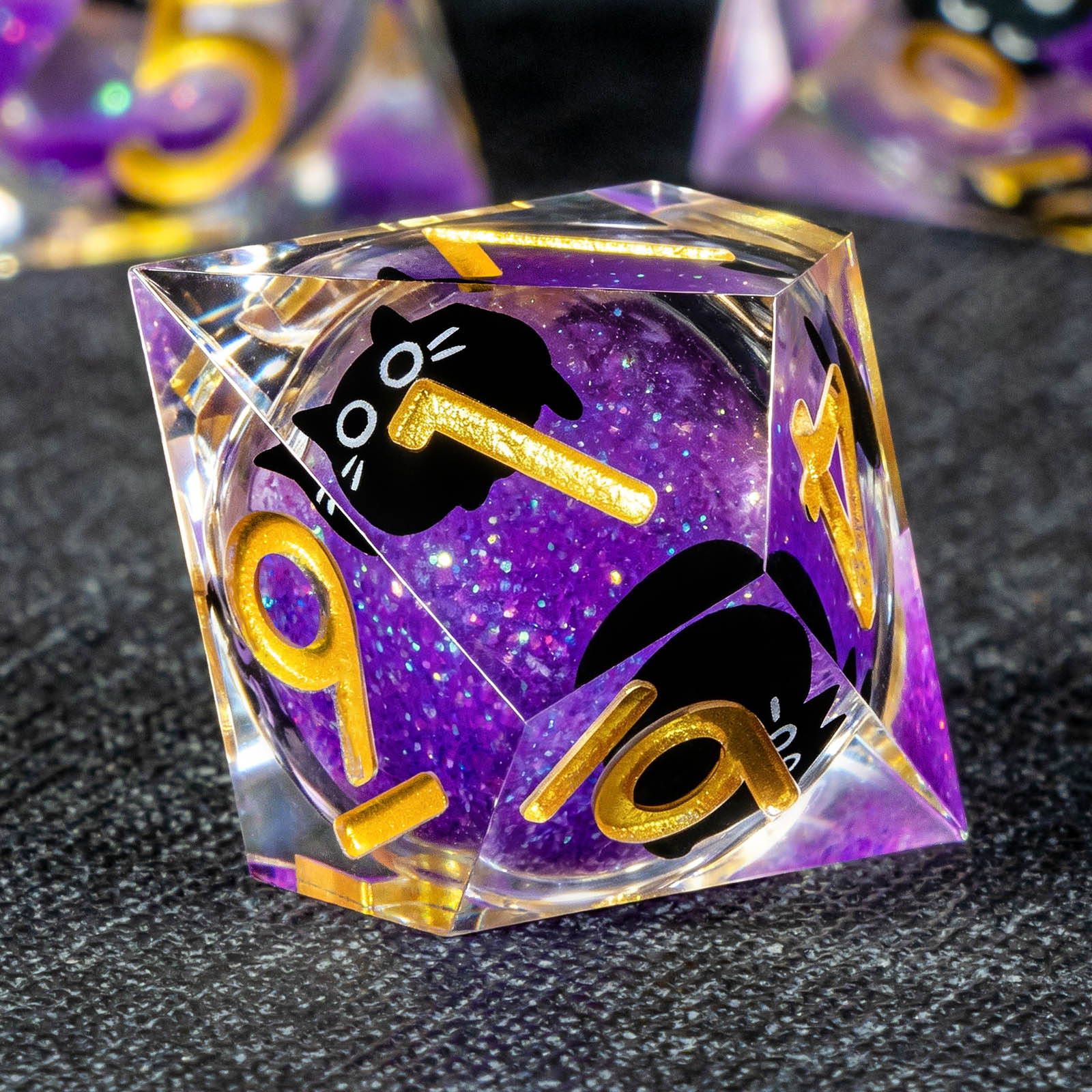 Cat Liquid Core DND Dice Set,  - Board Game Dungeons And Dragons avaliação e preço
