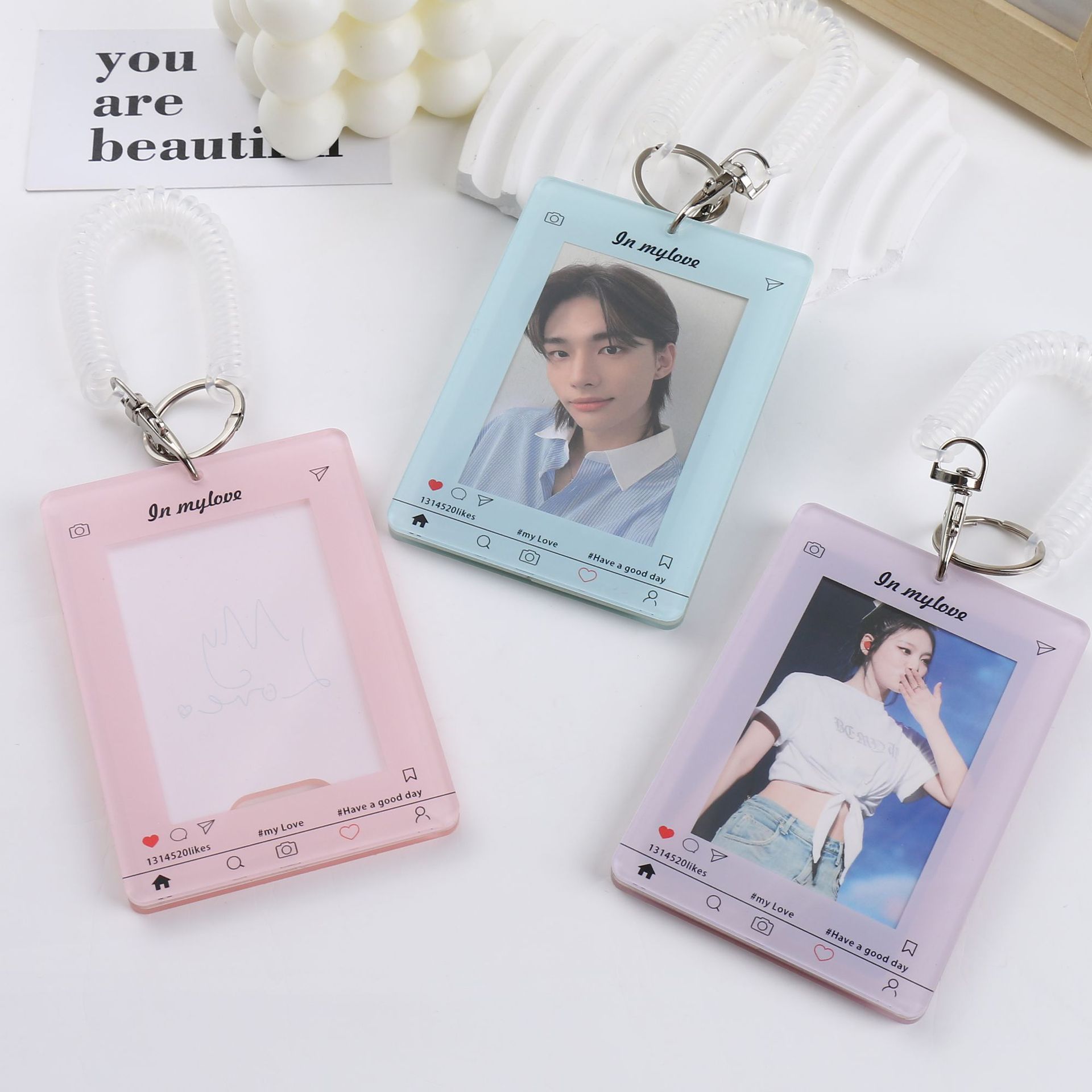 Ins Style Macaron Color Card B - Card Sleeves Protector avaliação e preço