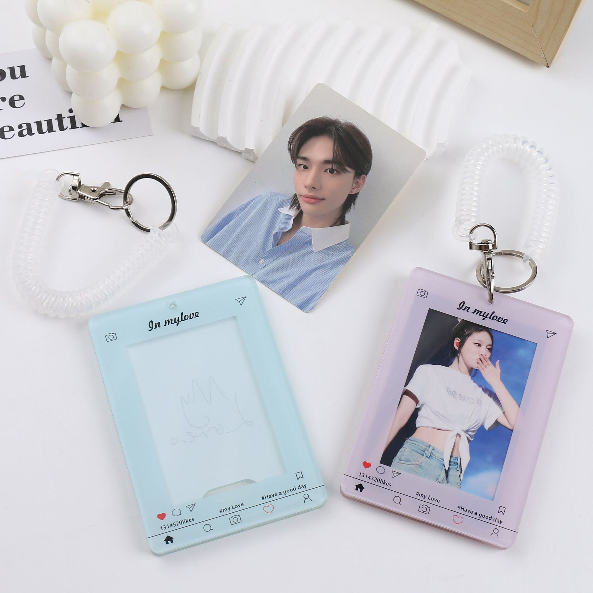 Ins Style Macaron Color Card B - Card Sleeves Protector avaliação e preço