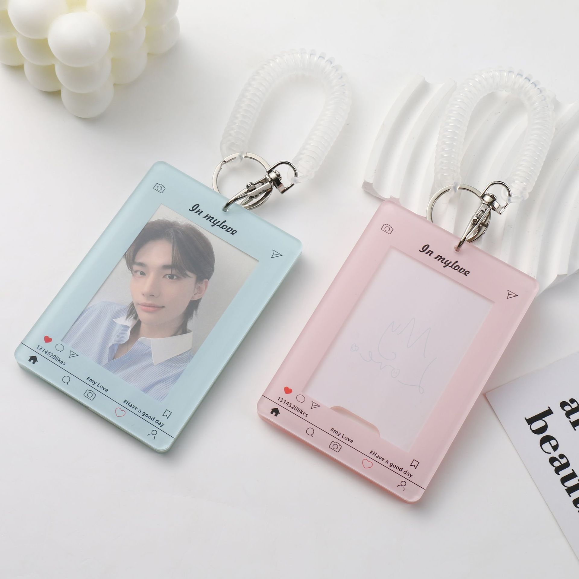 Ins Style Macaron Color Card B - Card Sleeves Protector avaliação e preço