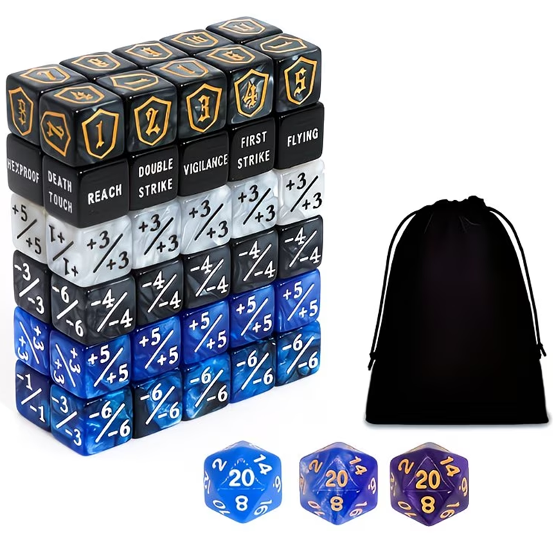 63PCSCounting D6 Dice Set, sui - Board Game Dungeons And Dragons avaliação e preço