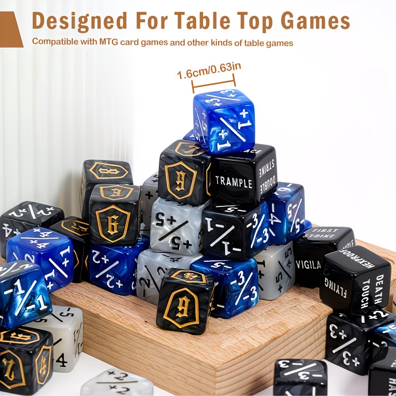 63PCSCounting D6 Dice Set, sui - Board Game Dungeons And Dragons avaliação e preço