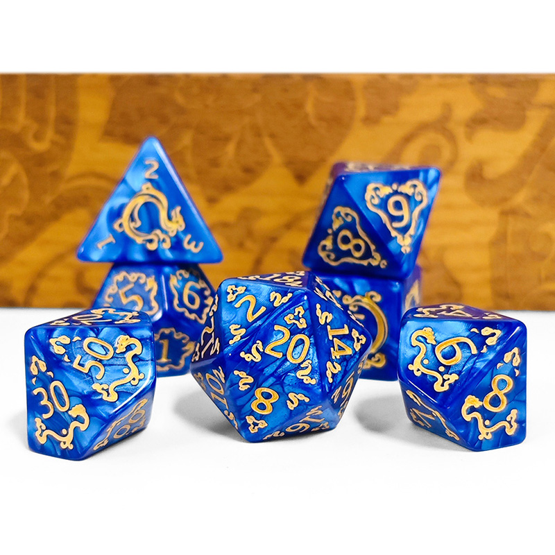 7Pcs Set DND Dice Dragon Patte - Board Game Dungeons And Dragons avaliação e preço