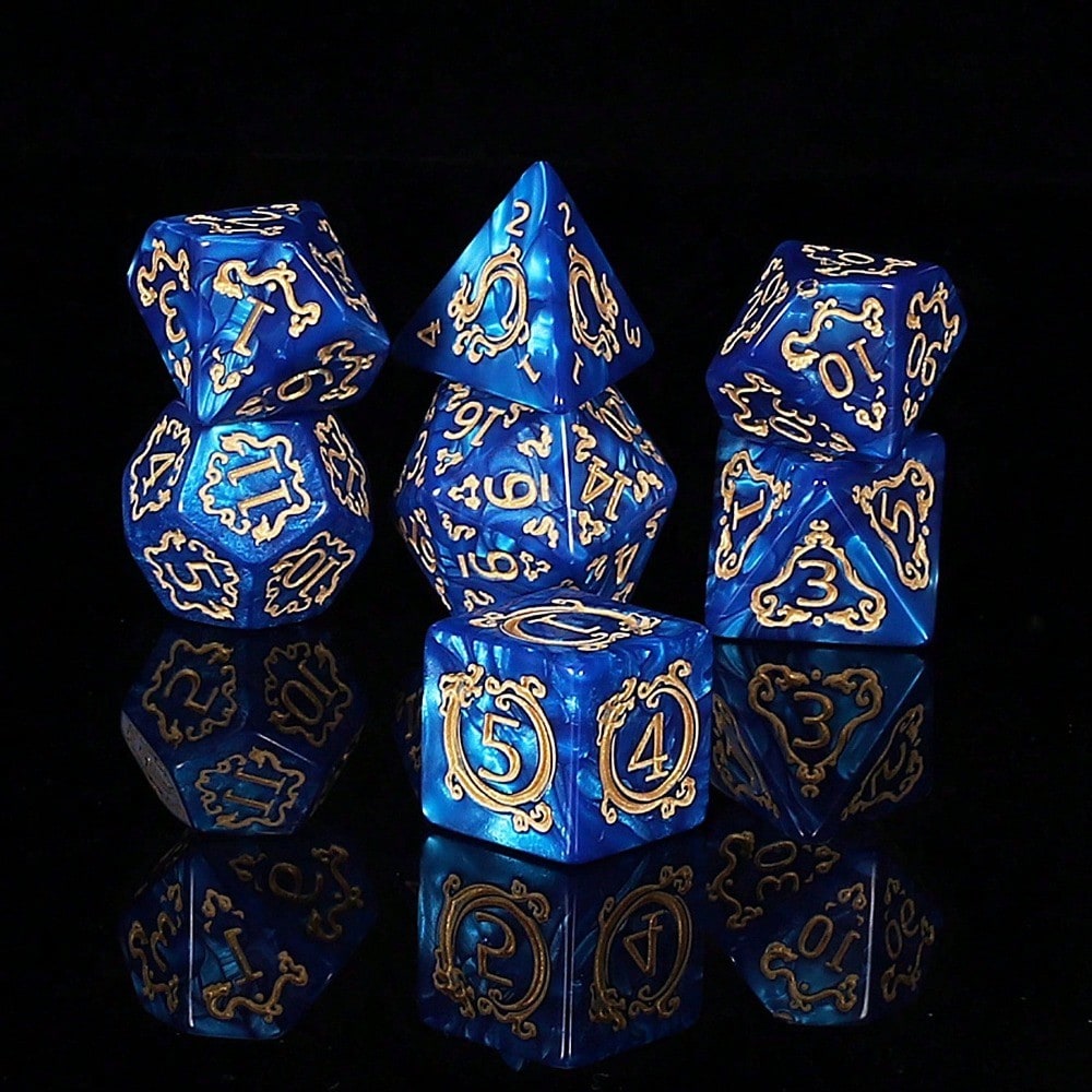 1 set (7 pieces) of dragon the - Board Game Dungeons And Dragons avaliação e preço