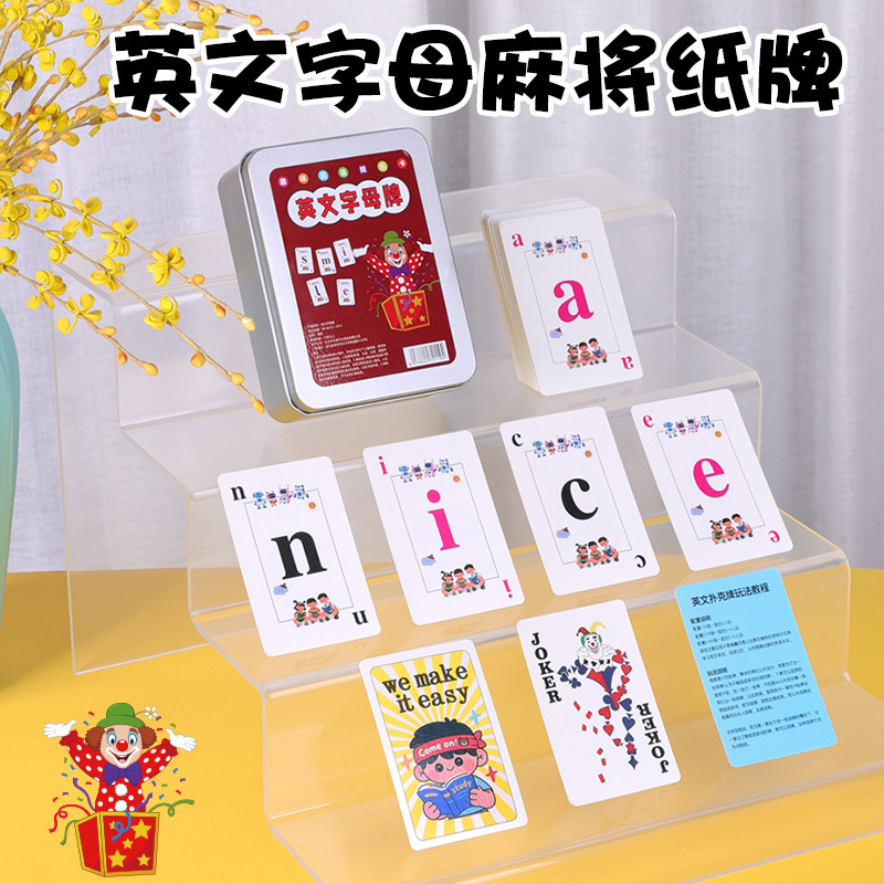English letter mahjong style p - Board Game Family avaliação e preço