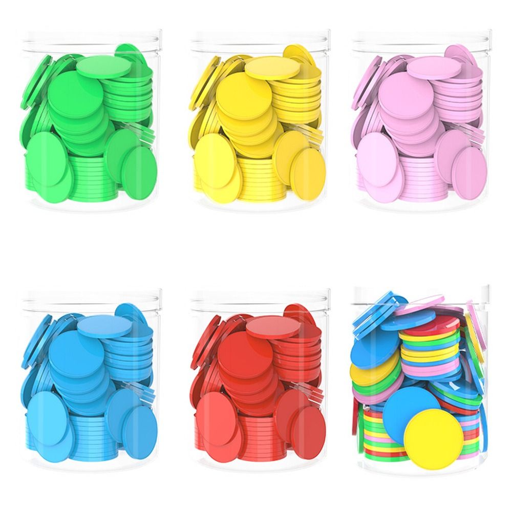 100pcs Plastic Counting Chips  - Board Game Hegemony avaliação e preço
