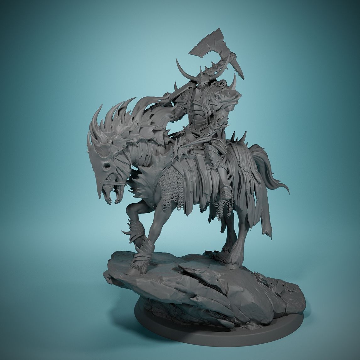 80mm Dark Night Death Horse Bo - Board Game Night avaliação e preço