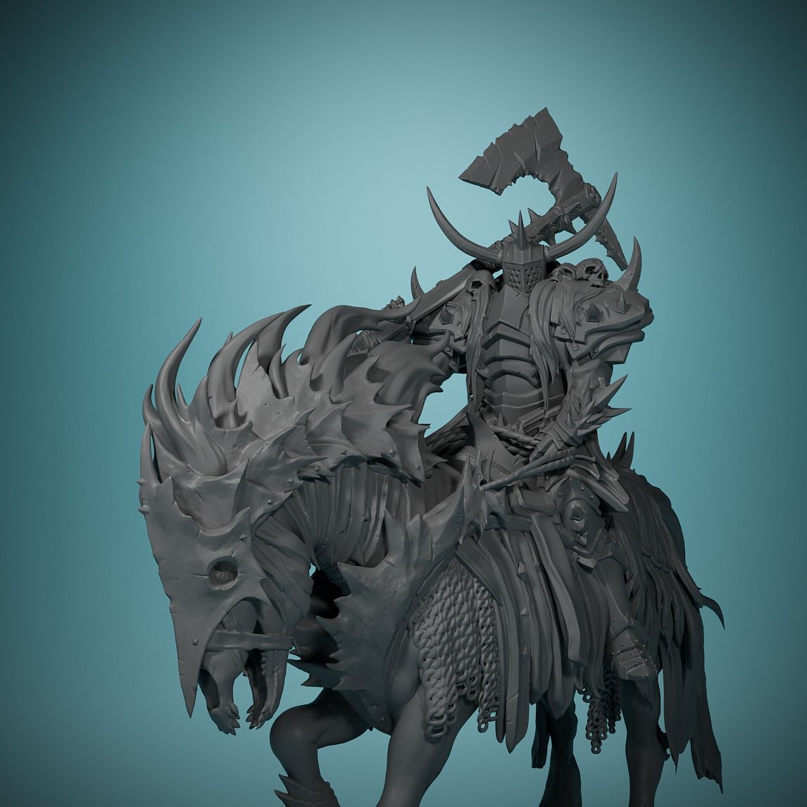 80mm Dark Night Death Horse Bo - Board Game Night avaliação e preço