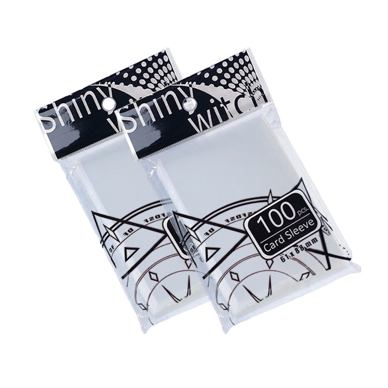 100pcs/lot 61*88mm Card Sleeve - Card Sleeves Protector avaliação e preço