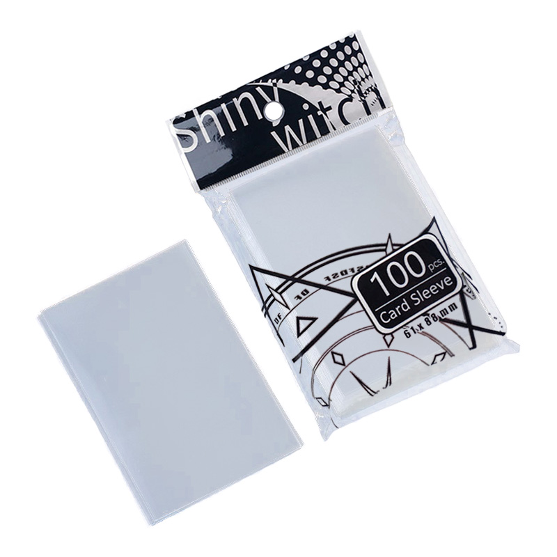 100pcs/lot 61*88mm Card Sleeve - Card Sleeves Protector avaliação e preço
