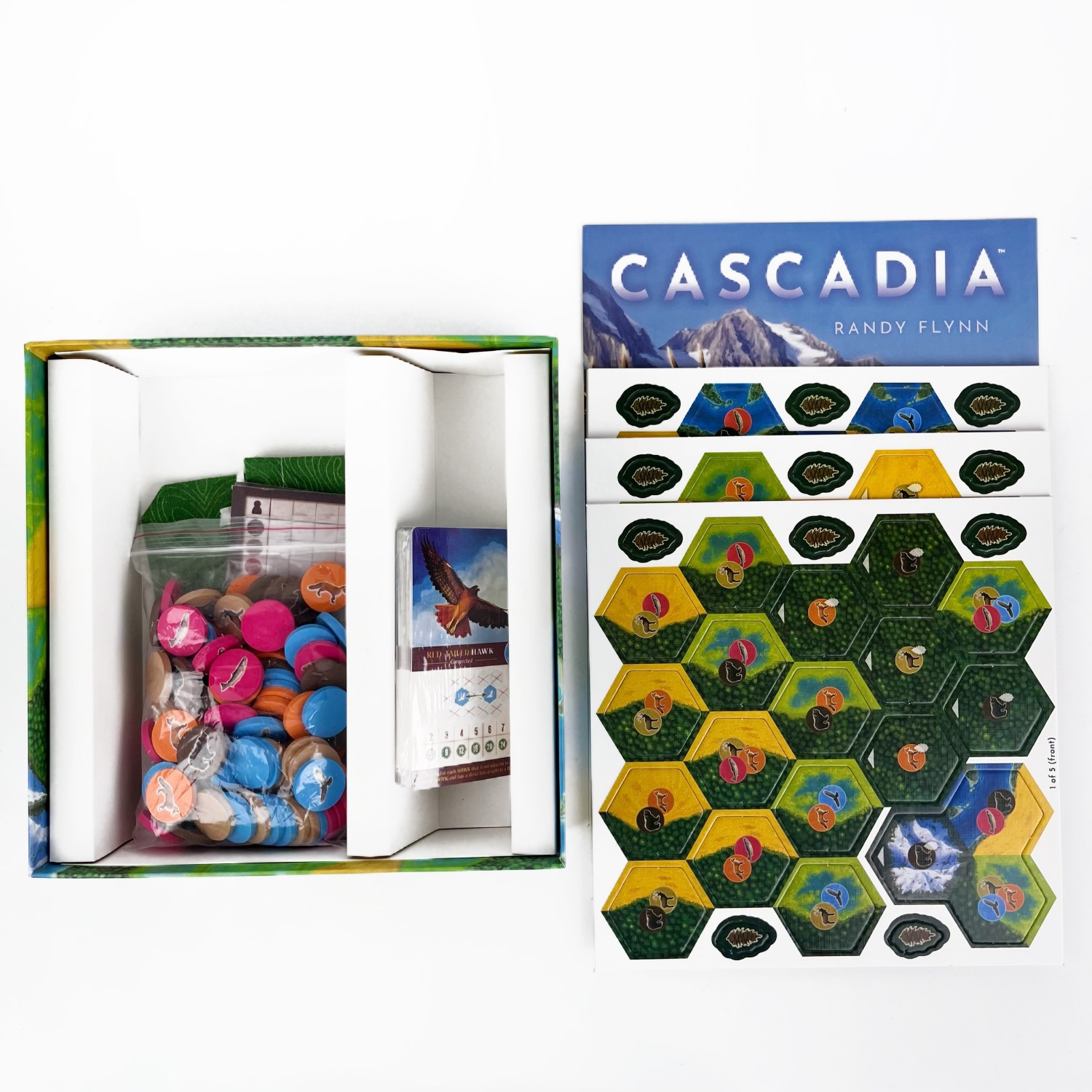1-4 Players Cascadia Boardgame - Board Game Family avaliação e preço