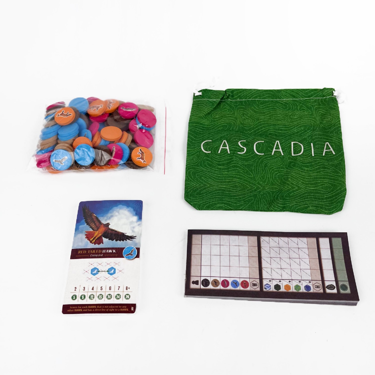 1-4 Players Cascadia Boardgame - Board Game Family avaliação e preço