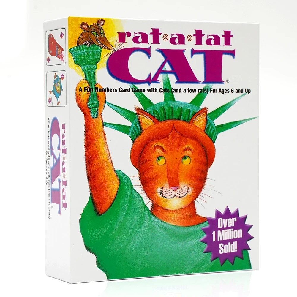 Rat A Tat Cat Fun Numbers Card - Board Game For 2 Players avaliação e preço