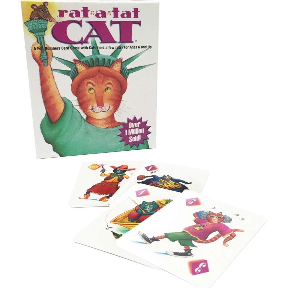 Rat A Tat Cat Fun Numbers Card - Board Game For 2 Players avaliação e preço