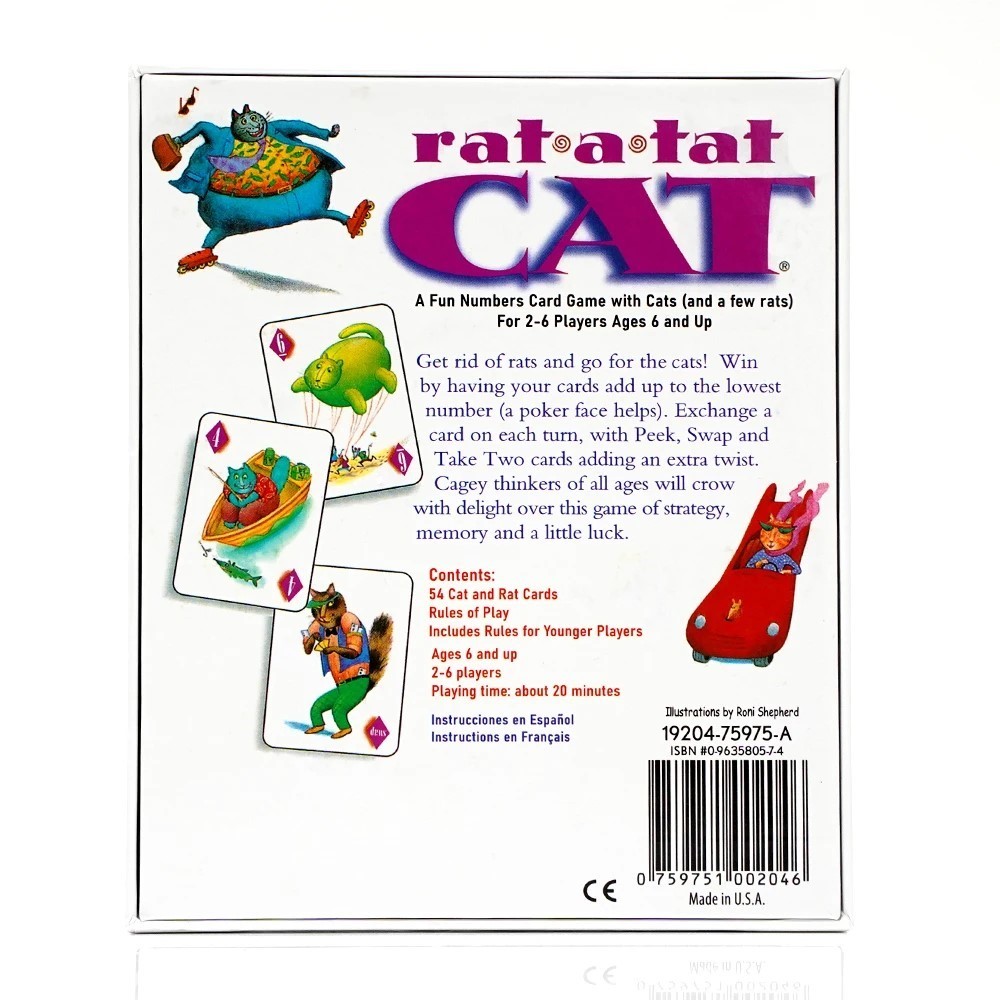 Rat A Tat Cat Fun Numbers Card - Board Game For 2 Players avaliação e preço