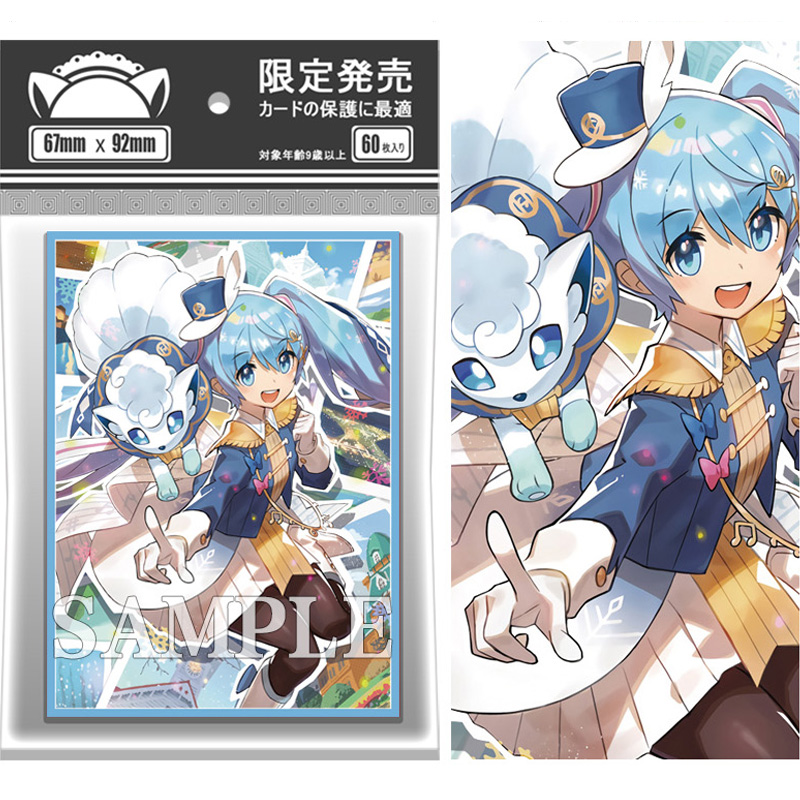 60Pcs/set Hatsune Miku Vulpix  - Card Sleeves Protector avaliação e preço