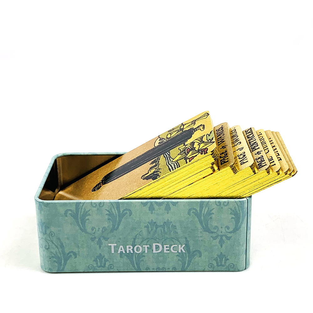 Metal Box Gilded Edition Tarot - Board Game Uno avaliação e preço