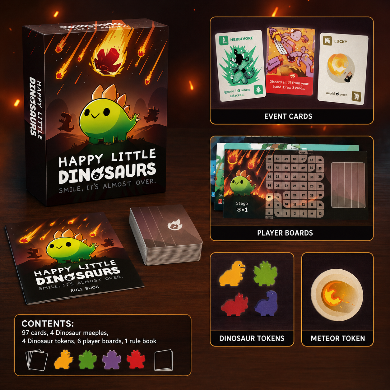 Happy Little Dinosaurs Cute Su - Board Game Quest avaliação e preço