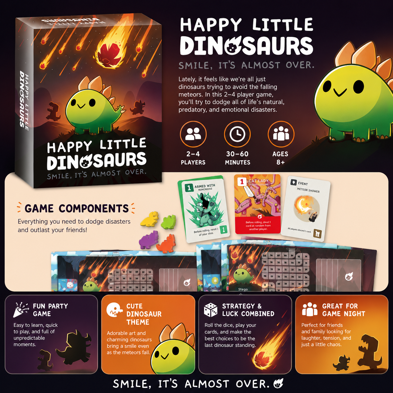 Happy Little Dinosaurs Cute Su - Board Game Quest avaliação e preço